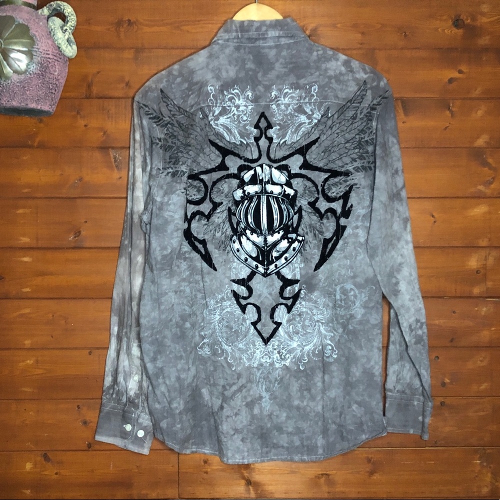 Eighty Eight long sleeve button up Size S - Picture 2 of 2